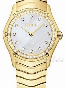 Ebel Classic Mini 1215265 Kello Valkoinen / 18k Keltakultaa