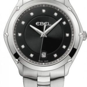 Ebel Classic Sport 1215995 Kello Musta / Teräs