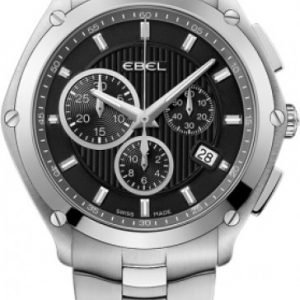 Ebel Classic Sport 1216042 Kello Musta / Teräs