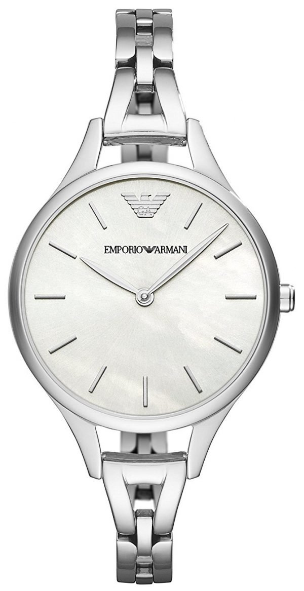 Emporio Armani Ar11054 Kello Valkoinen / Teräs