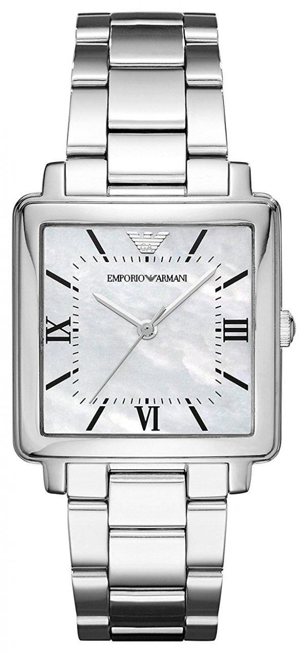 Emporio Armani Ar11065 Kello Valkoinen / Teräs