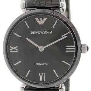 Emporio Armani Ar1487 Kello Musta / Keraaminen