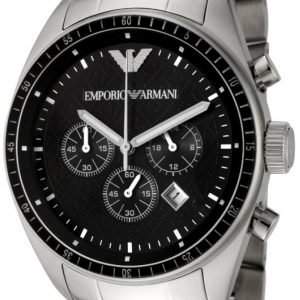 Emporio Armani Classic Ar0585 Kello Musta / Teräs