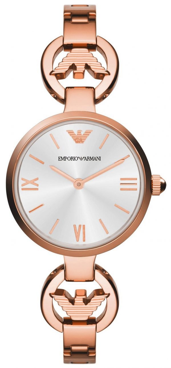 Emporio Armani Classic Ar1773 Kello Hopea / Punakultasävyinen