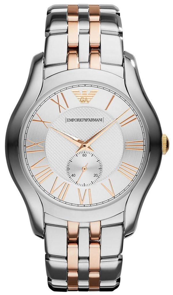 Emporio Armani Classic Ar1824 Kello Hopea / Punakultasävyinen