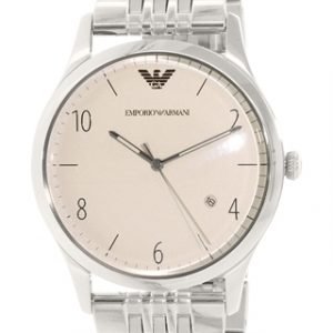 Emporio Armani Classic Ar1881 Kello Valkoinen / Teräs