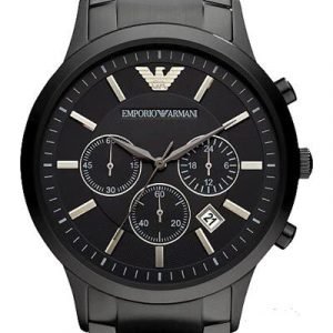 Emporio Armani Classic Ar2453 Kello Musta / Teräs