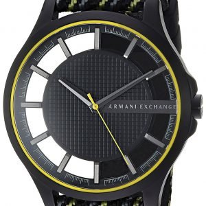 Emporio Armani Exchange Hampton Ax2402 Kello Musta / Tekstiili