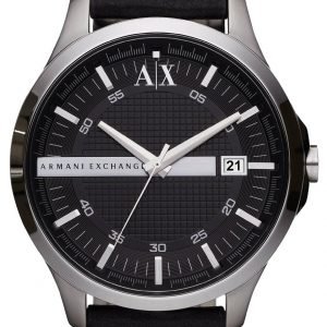 Emporio Armani Exchange Smart Ax2101 Kello Musta / Nahka