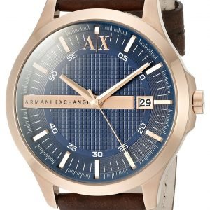 Emporio Armani Exchange Smart Ax2172 Kello Sininen / Nahka