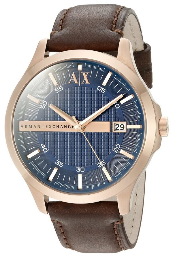 Emporio Armani Exchange Smart Ax2172 Kello Sininen / Nahka