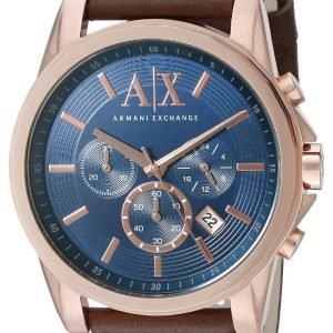 Emporio Armani Exchange Smart Ax2508 Kello Sininen / Nahka