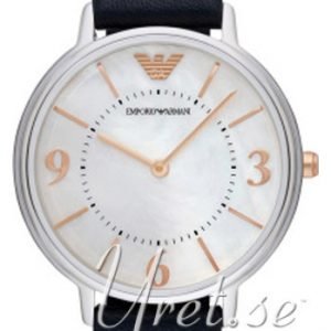 Emporio Armani Fashion Ar2509 Kello Valkoinen / Nahka