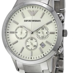 Emporio Armani Renato Ar2458 Kello Hopea / Teräs