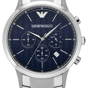 Emporio Armani Renato Ar2486 Kello Sininen / Teräs