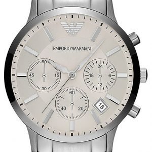 Emporio Armani Sportivo Ar2459 Kello Hopea / Teräs