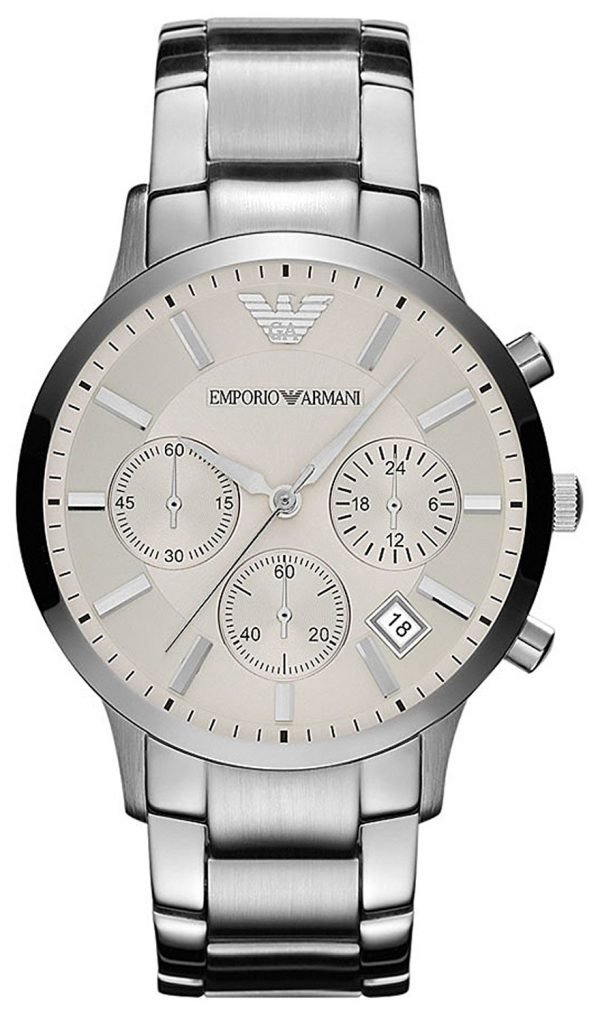 Emporio Armani Sportivo Ar2459 Kello Hopea / Teräs