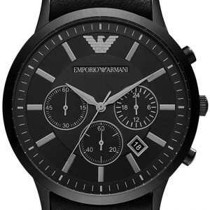 Emporio Armani Sportivo Ar2461 Kello Musta / Nahka