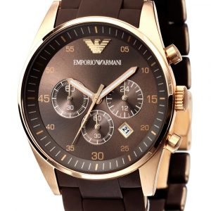 Emporio Armani Sportivo Ar5890 Kello Ruskea / Kumi