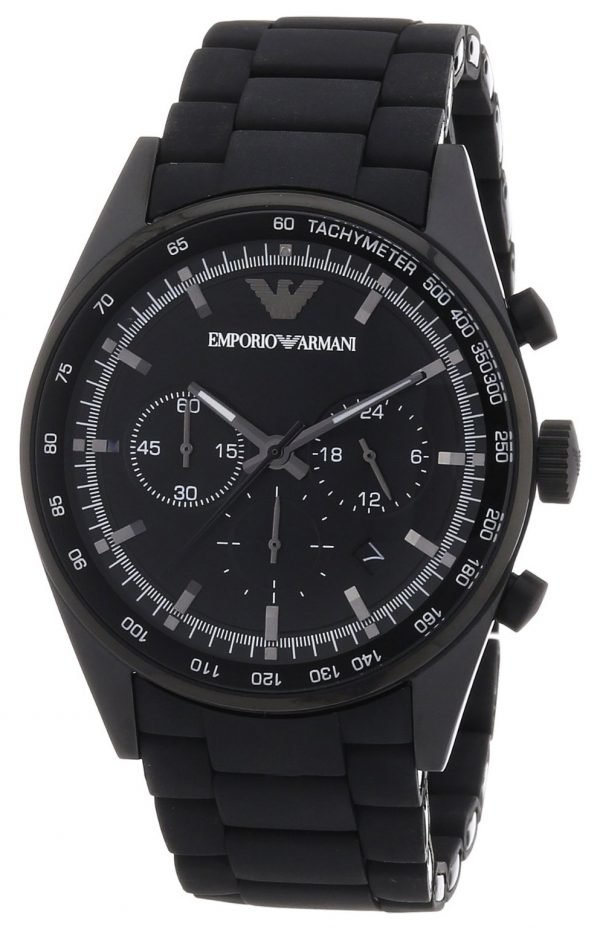 Emporio Armani Sportivo Ar5981 Kello Musta / Muovi