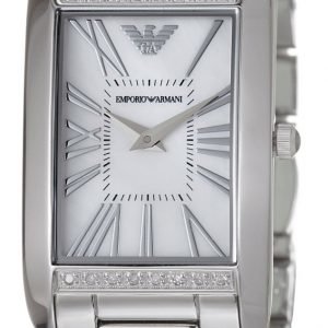 Emporio Armani Super Slim Ar3169 Kello Valkoinen / Teräs