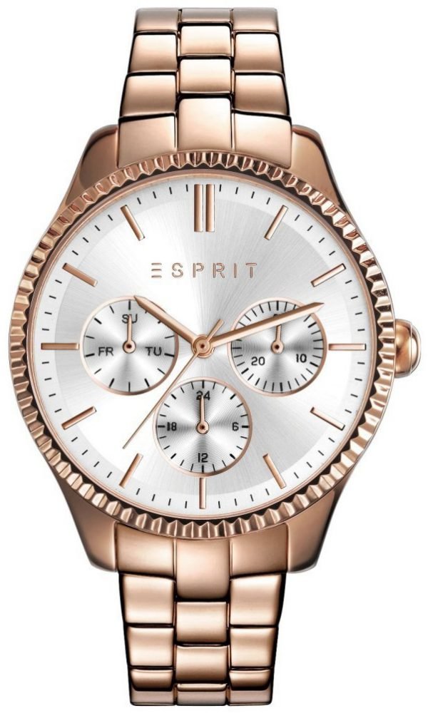 Esprit Es108942003 Kello Hopea / Punakultasävyinen