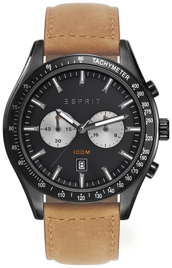 Esprit Sport Es108241004 Kello Musta / Nahka