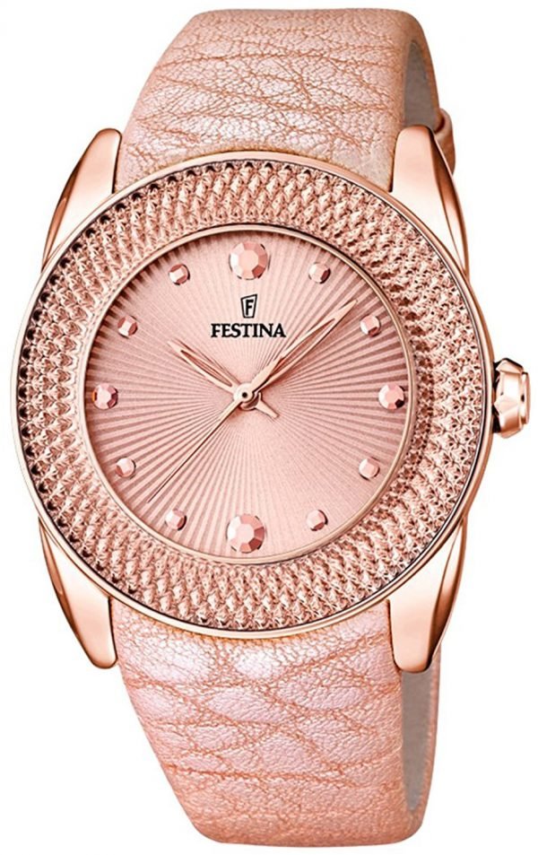 Festina Classic F16591-B Kello Punakultaa / Nahka