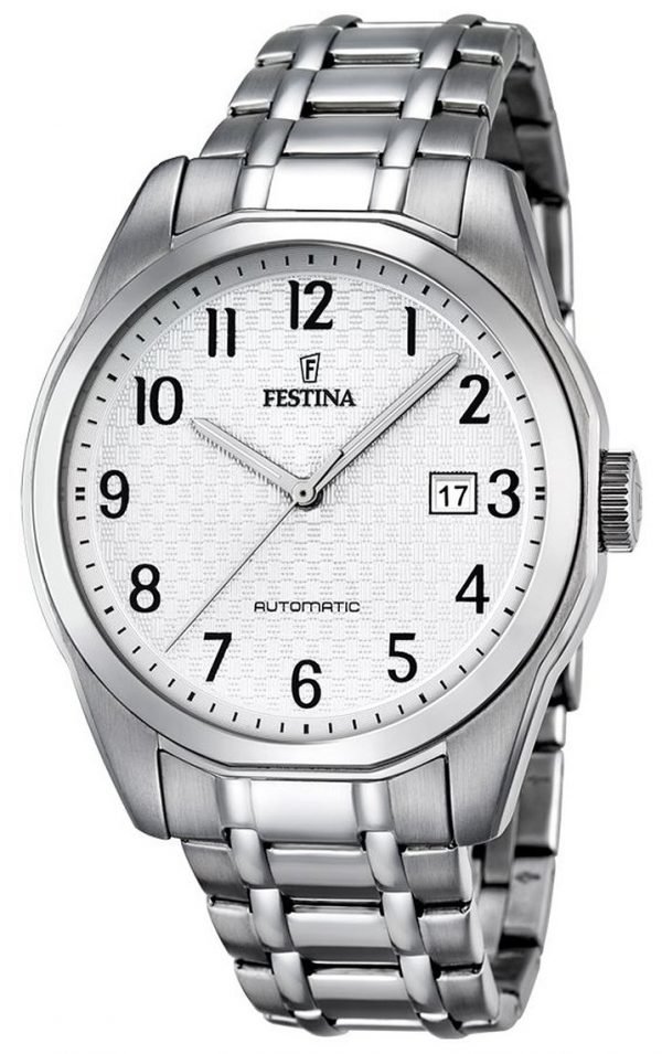 Festina Classic F16884-1 Kello Valkoinen / Teräs