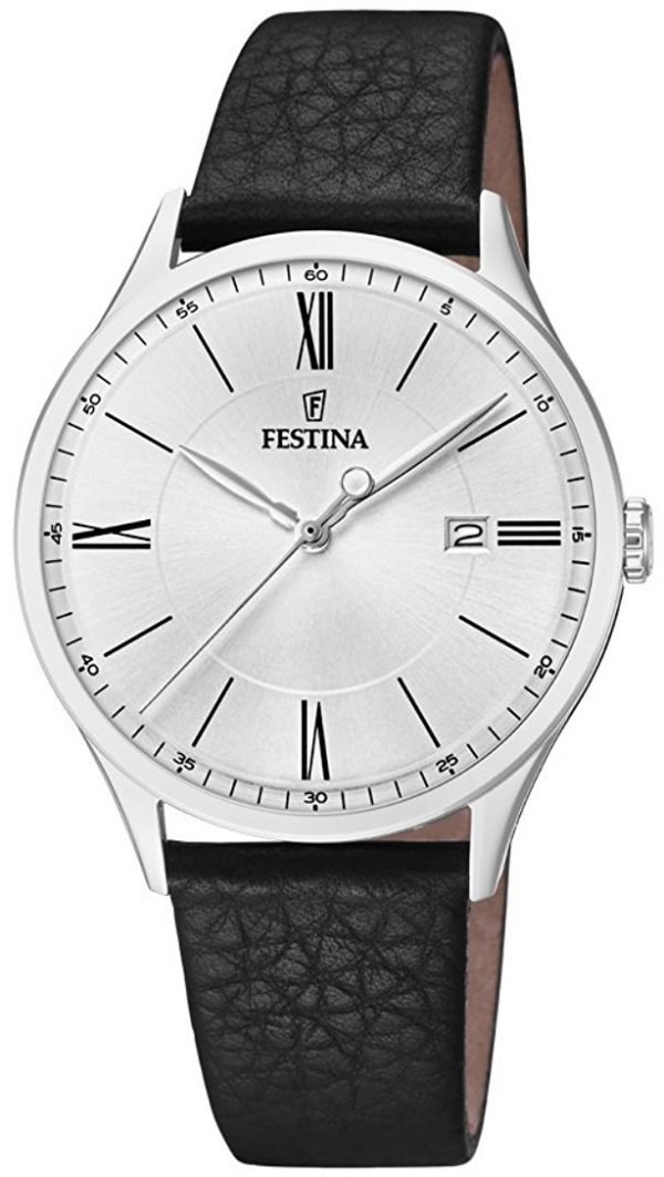 Festina Classic F16978-1 Kello Hopea / Nahka