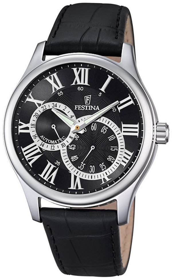 Festina Classic F6848-3 Kello Musta / Nahka