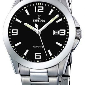 Festina Dress F16376-4 Kello Musta / Teräs