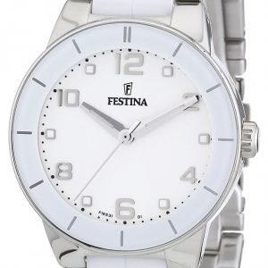 Festina Dress F16531-1 Kello Valkoinen / Teräs