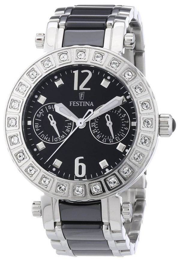 Festina Dress F16587-3 Kello Musta / Teräs