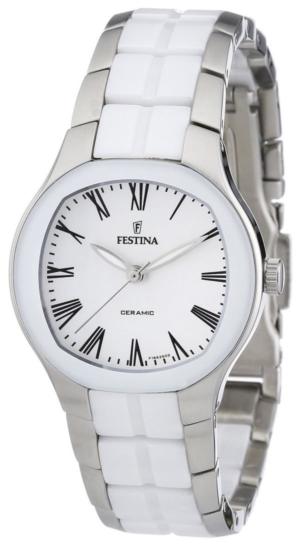 Festina Dress F16626-2 Kello Valkoinen / Teräs