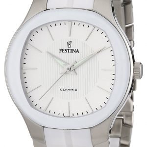 Festina Dress F16627-1 Kello Valkoinen / Teräs