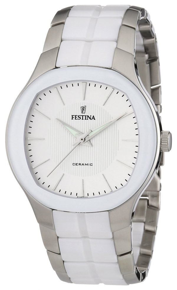 Festina Dress F16627-1 Kello Valkoinen / Teräs