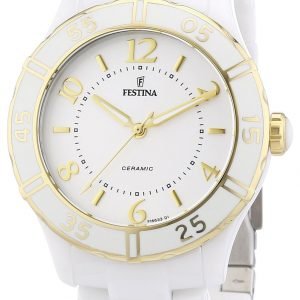 Festina Dress F16633-1 Kello Valkoinen / Keraaminen