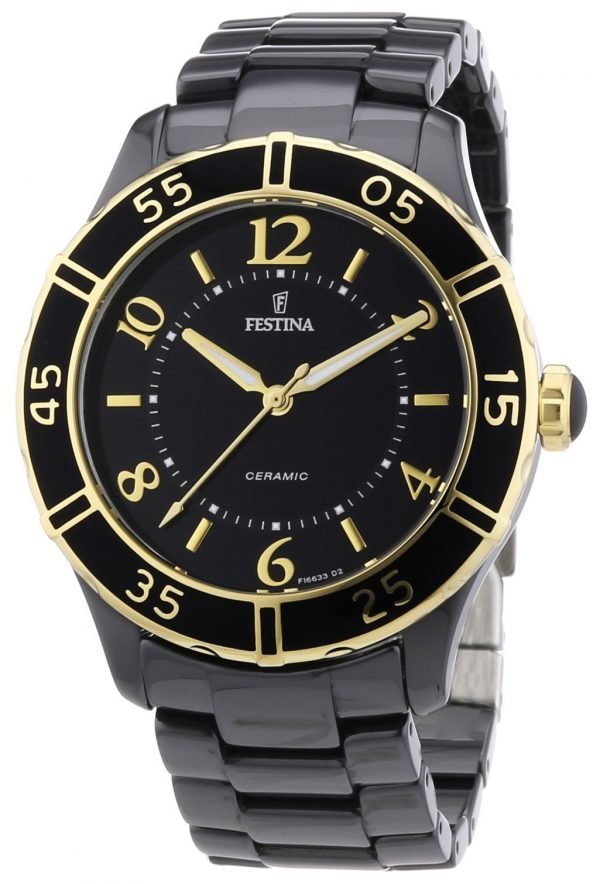 Festina Dress F16633-2 Kello Musta / Keraaminen