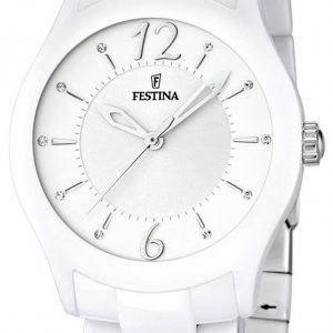 Festina Dress F16638-1 Kello Valkoinen / Keraaminen