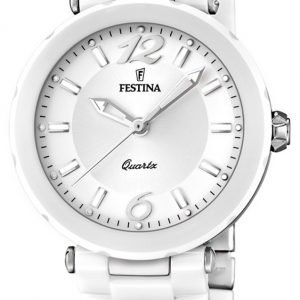 Festina Dress F16640-1 Kello Valkoinen / Keraaminen