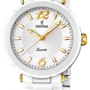 Festina Dress F16640-3 Kello Valkoinen / Keraaminen