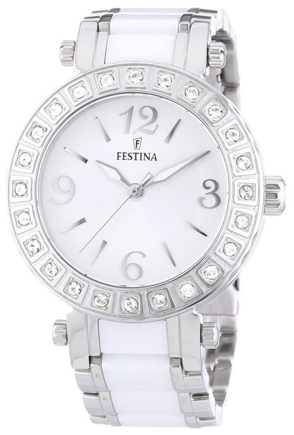 Festina Dress F16643-1 Kello Valkoinen / Teräs