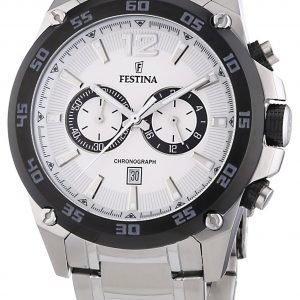 Festina Dress F16680-1 Kello Valkoinen / Teräs