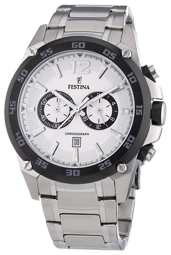 Festina Dress F16680-1 Kello Valkoinen / Teräs