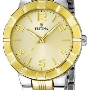 Festina Dress F16712-1 Kello Samppanja / Kullansävytetty