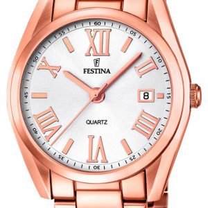 Festina Dress F16793-1 Kello Hopea / Punakultasävyinen