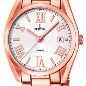 Festina Dress F16793-1 Kello Hopea / Punakultasävyinen