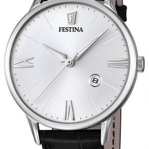 Festina Dress F16824-1 Kello Hopea / Nahka