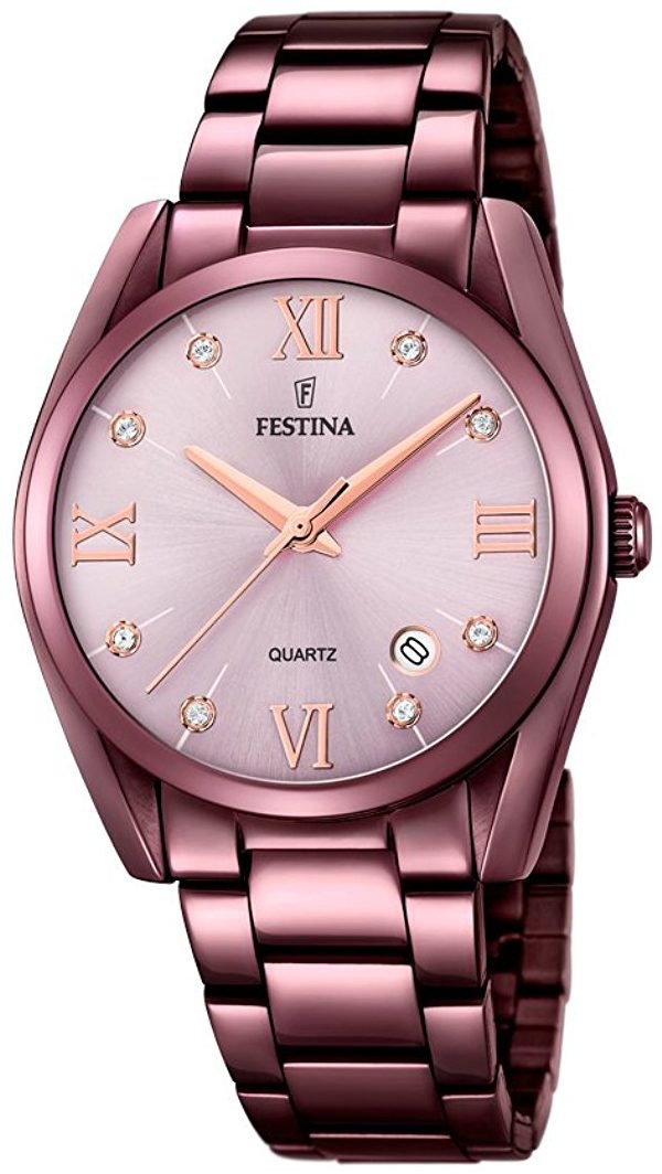 Festina Dress F16865-2 Kello Pinkki / Teräs